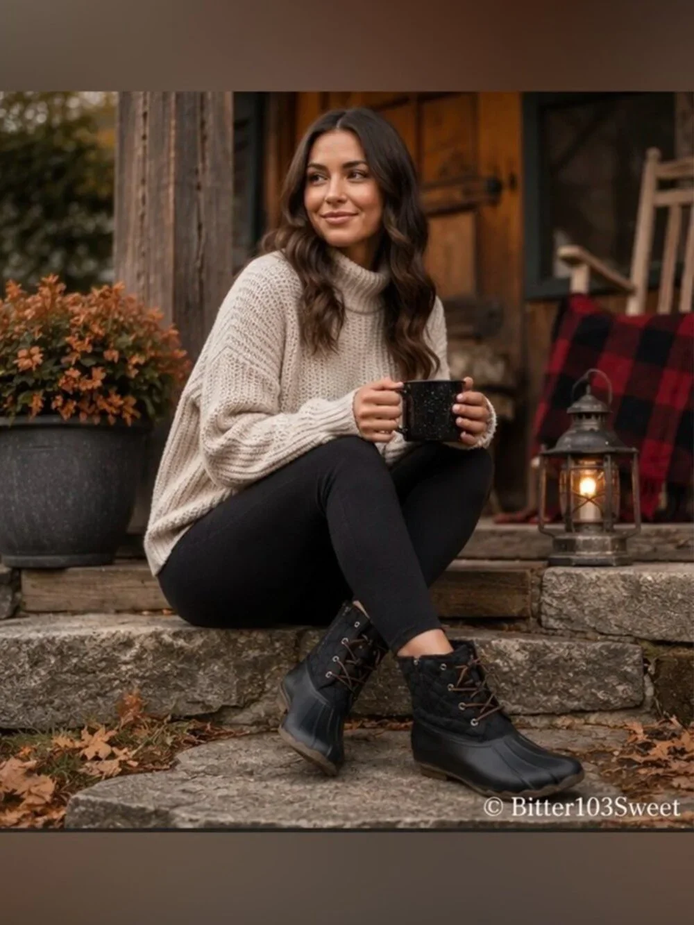 Sperry Black Saltwater Quited🦆 Duck Boots